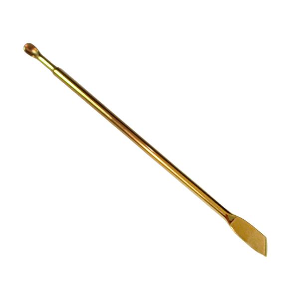 Portionierlöffel mit Spatel – Edelstahl "Gold Edition"